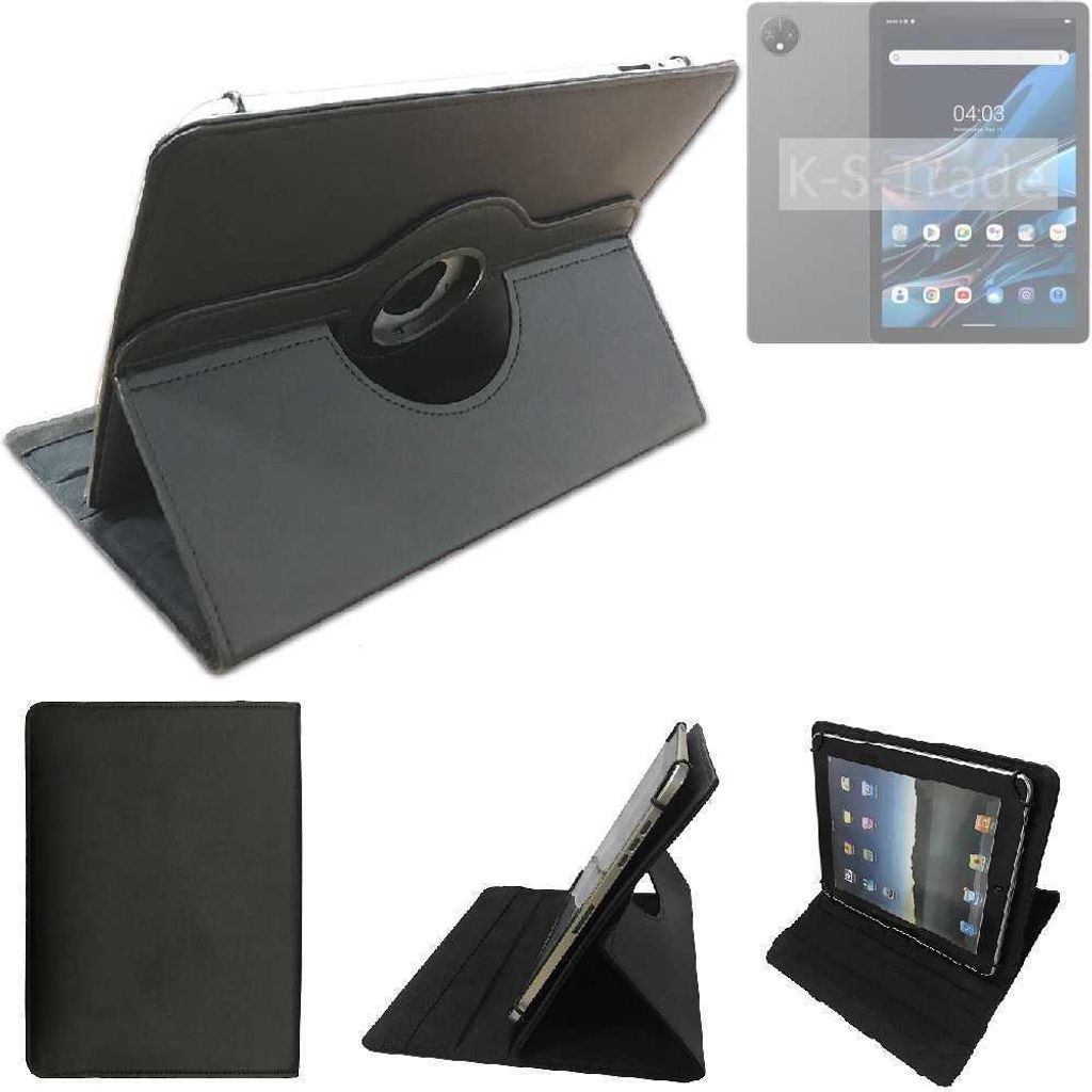 High quality kompatibel mit Blackview Tab 10 Wi-Fi Schutz Hülle 360° Tablet Case Schutzhülle Flip Cover schwarz. Tablet Hülle drehbar