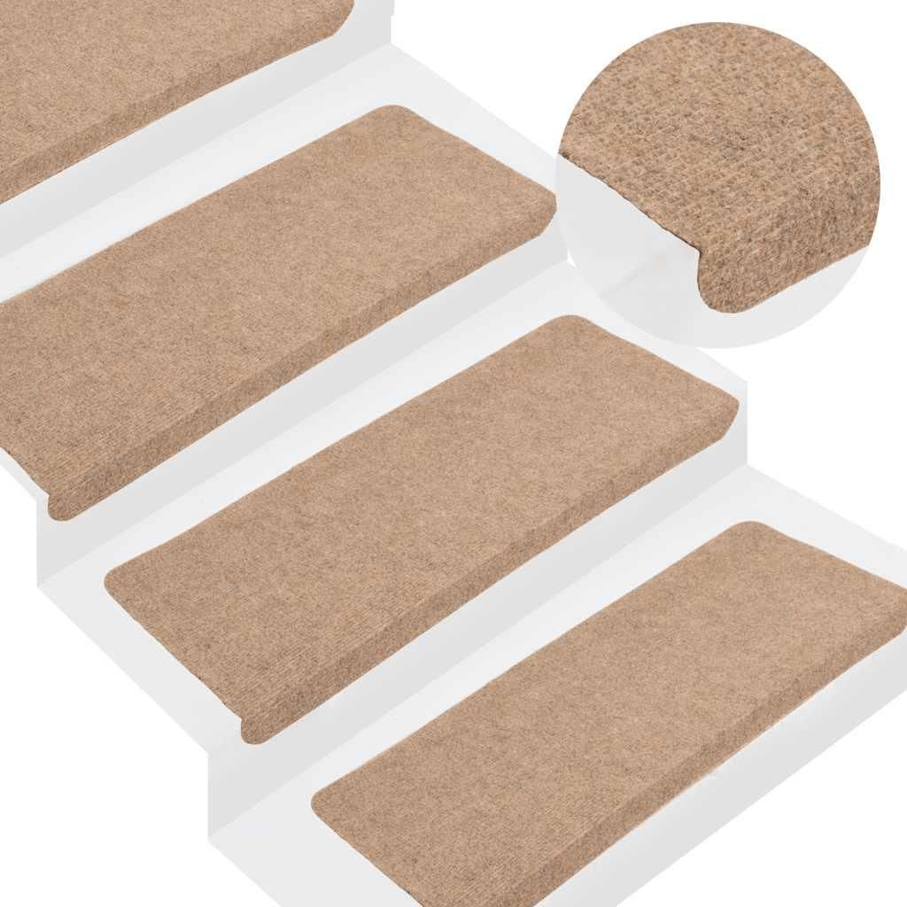 vidaXL Samolepiace podložky na kroky 15 ks 65x24,5x3,5 cm Obrázok produktu 