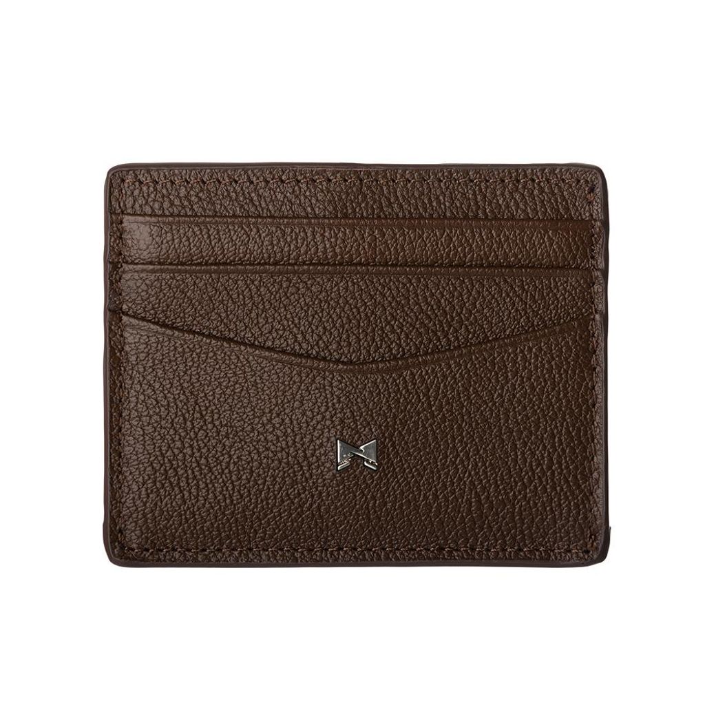 Gentlemen's Kartenetui - Kreditkartenetui aus Echtleder mit Münzfach & RFID-Schutz - Slim Wallet Herren - Geldbeutel mit Scheinfach & Tracker-Fach