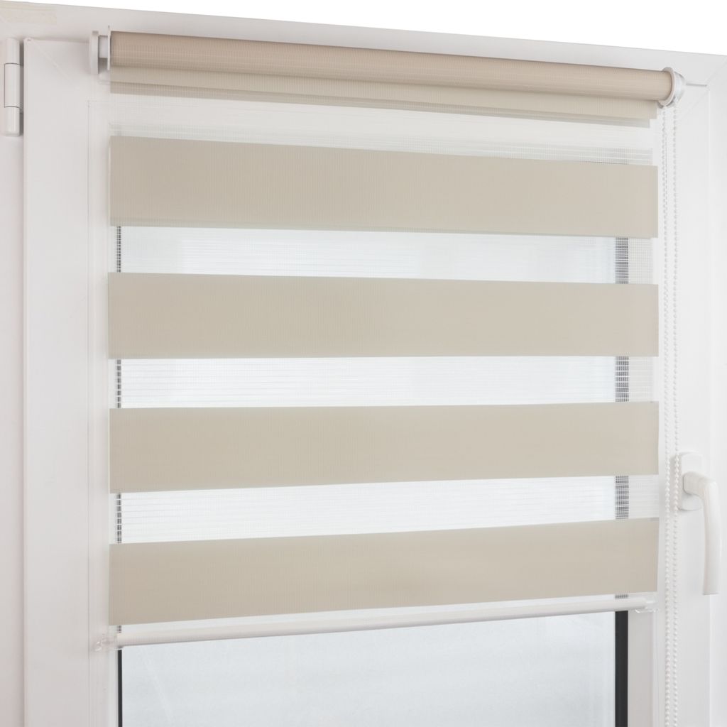 Doppelrollo, 70 x 200 cm, Beige Produktbild 
