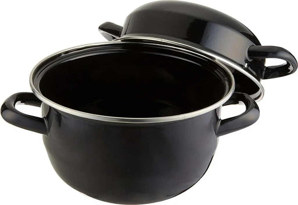 Hendi Pentola per Cozze 5L Smaltata: Qualità Professionale per la Tua Cucina - 5