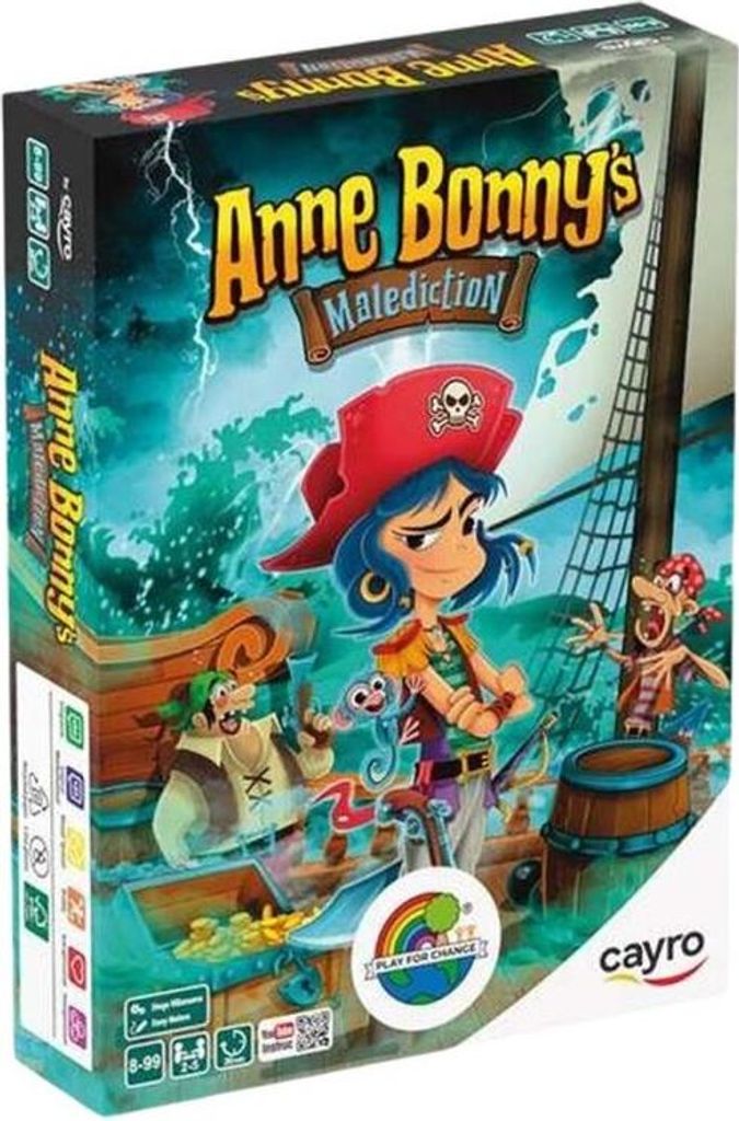 Cayro Anne Bonny ́s Malediction Brettspiel Mehrfarbig Mehrfarbig One Size