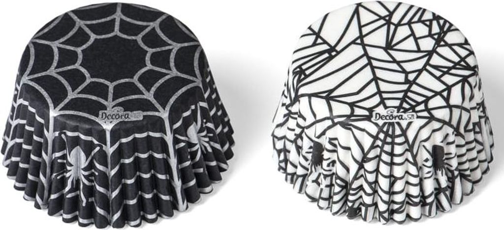 Košíček na muffiny Halloween pavučiny 36ks 5x3cm Obrázek produktu 