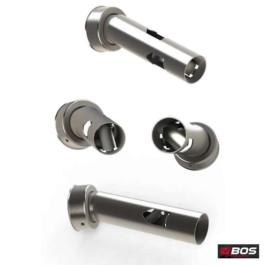 BOS Universal DB-Eater Ø 32mm pour Échappement Akrapovic Argenté - 2
