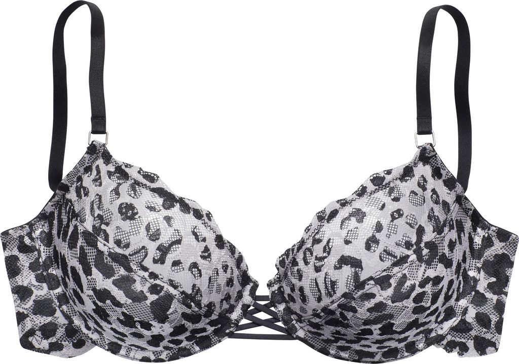 LASCANA Bügel-BH leo-silberfarben Größe 90 Cup D