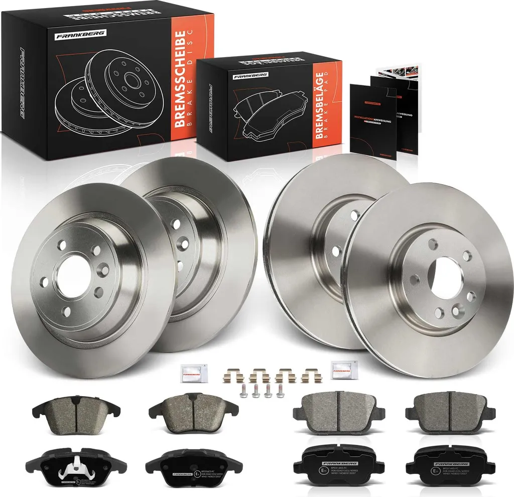 Stop Vibrations et Sifflements Freins Ford S-Max Galaxy Kit 12 Pièces