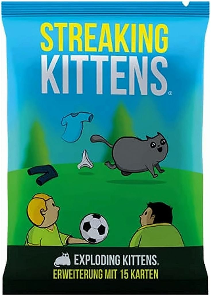 Exploding Kittens - Streaking Kitten, Kartenspiel Produktbild 