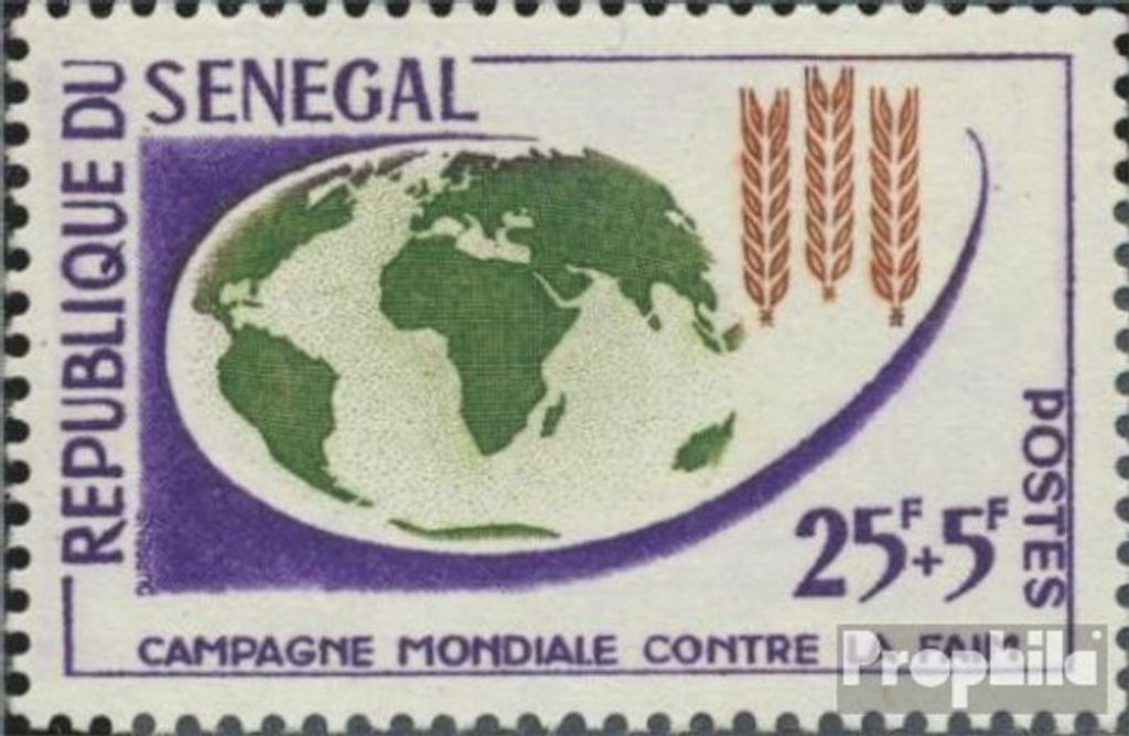 Briefmarken Senegal 1963 Mi 257 (kompl.Ausg.) postfrisch Kampf gegen den Hunger