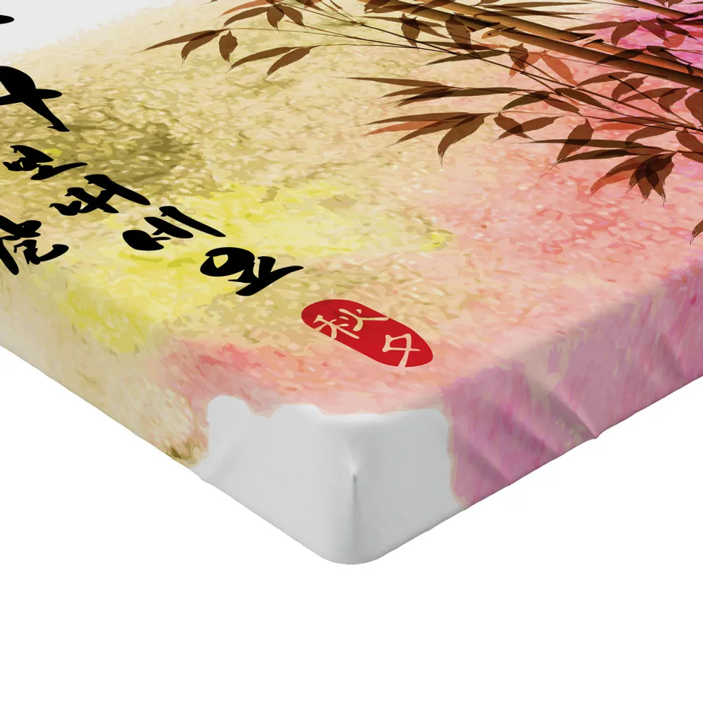 Lenzuolo con Angoli 180x200 ABAKUHAUS in Bambù: Stile Giapponese Autunnale - 3