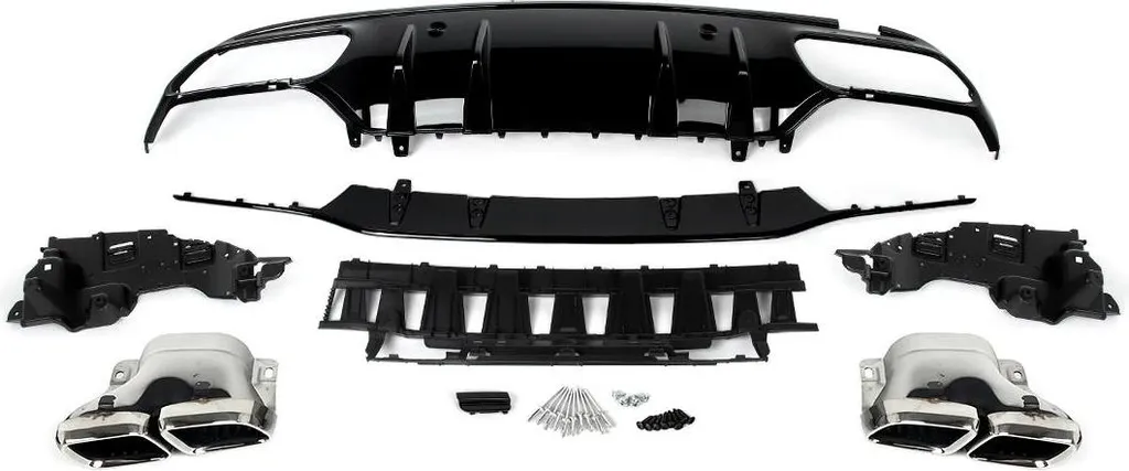 Lame de pare-chocs arrière diffuseur d'air pour personnalisation auto tuning
