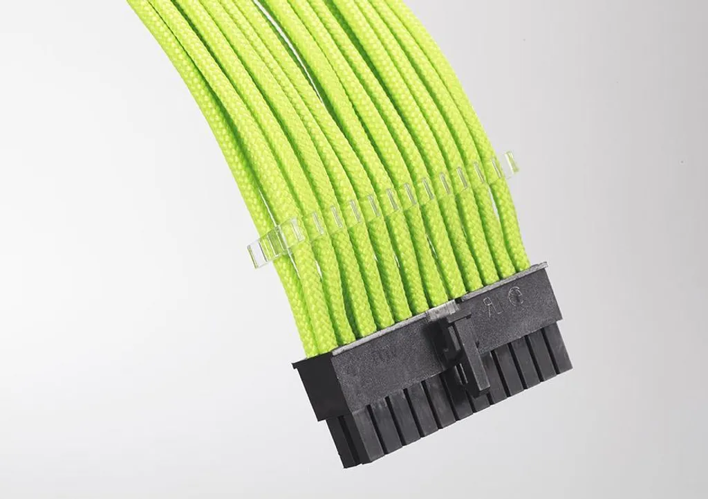 Kit Câbles Gainés Phanteks PH-CB-CMBO_GR Haute Densité Noir Vert