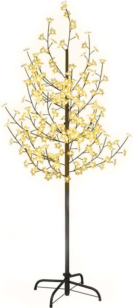 vidaXL LED-Baum mit Kirschblüten Warmweiß 200 LEDs 180 cm Produktbild 