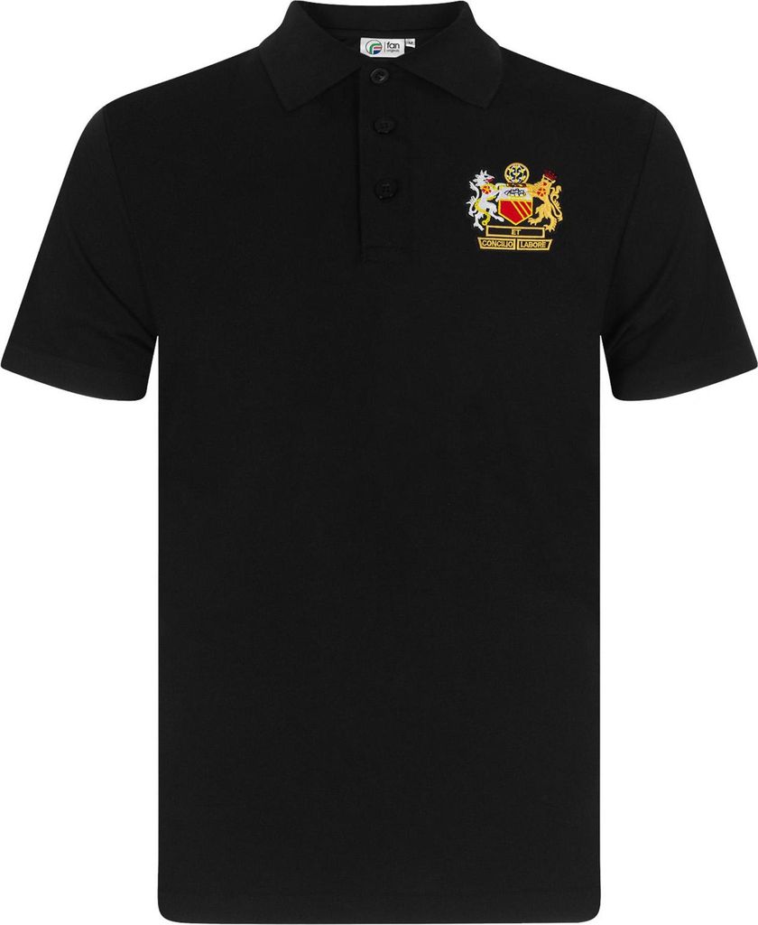 Fan Originals - "Manchester" Poloshirt für Herren GF704 (M) (Schwarz)