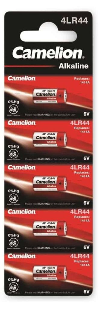 Alkalická baterie CAMELION 4LR44 5 kusů Obrázek produktu 