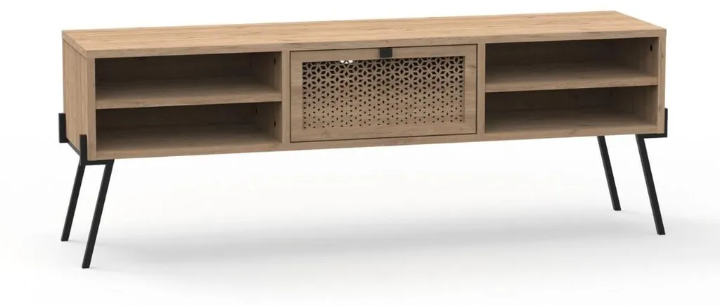 Rangement TV Gain de Place 140 cm : Dites Adieu au Désordre dans le Salon