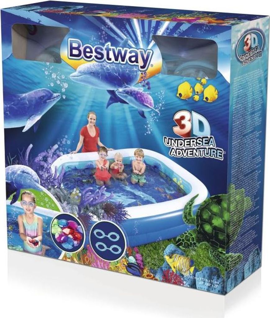 Nafukovací bazén BESTWAY 262x175x51 3D B54177 26149 Obrázok produktu 