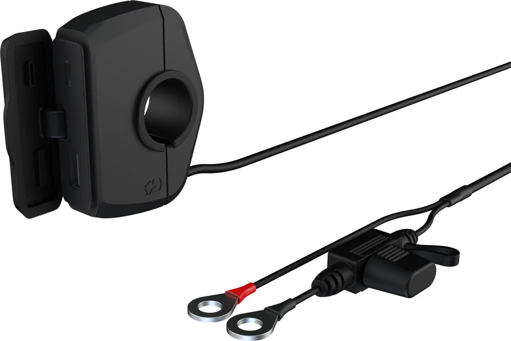 Chargeur USB étanche pour GPS et smartphone sur moto par Oxford