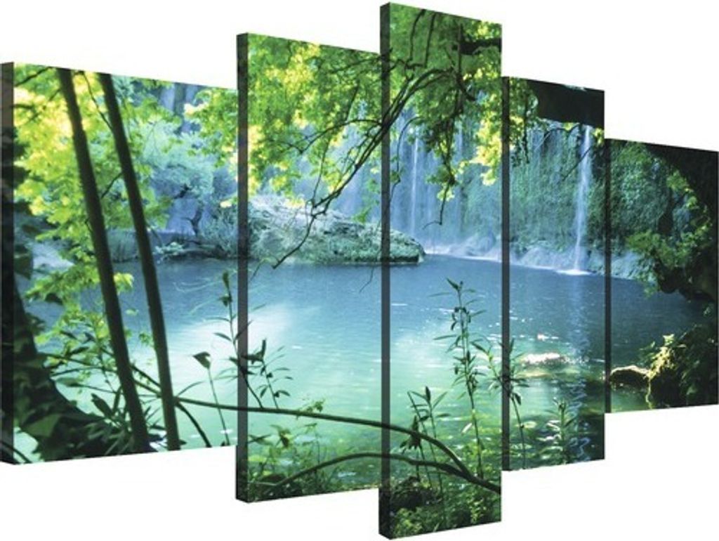 Leinwandbild Meer I 5er-Set 170x100 cm