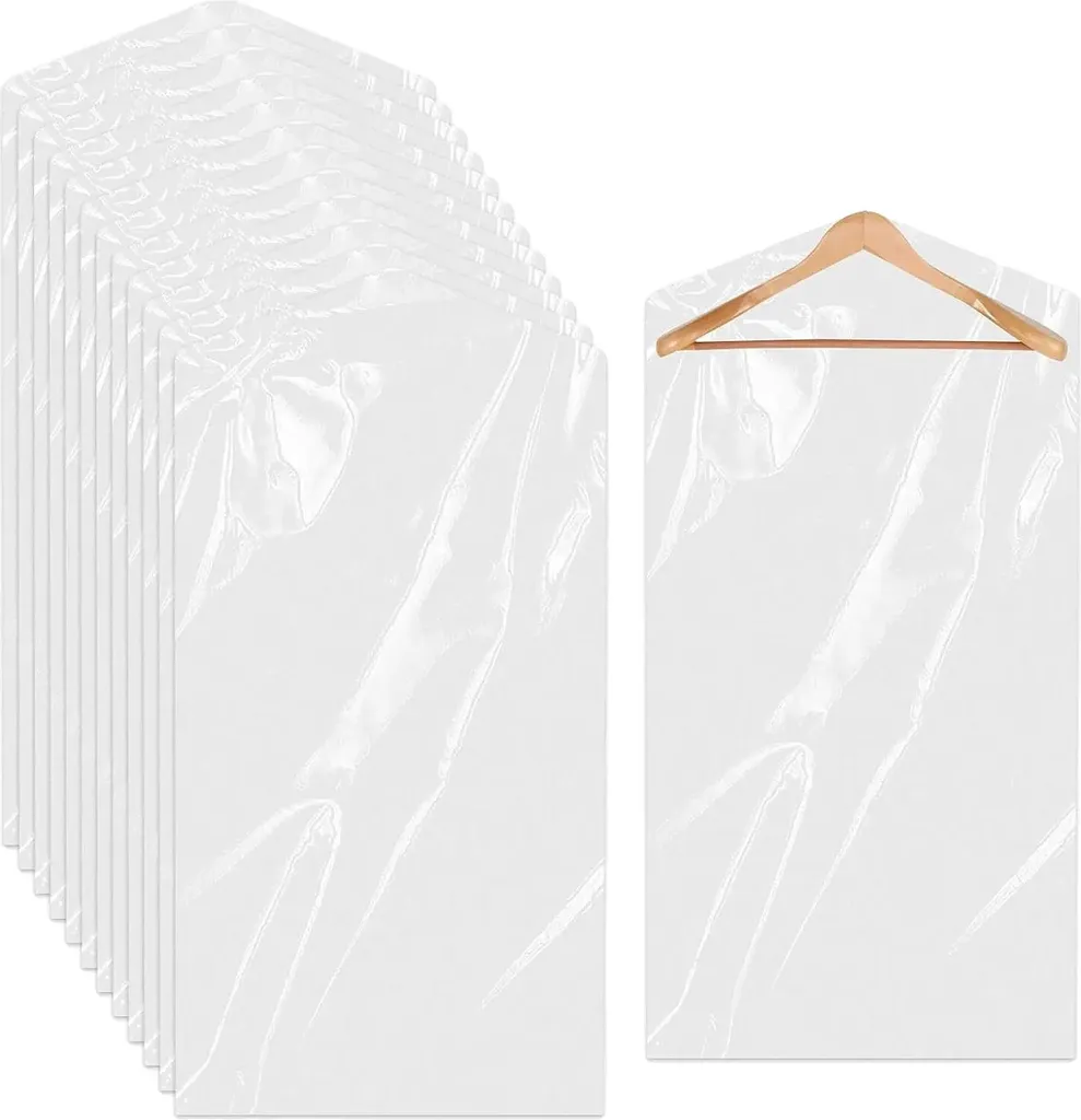 Protégez vos vêtements de la poussière et l'humidité - 50 housses 100x60cm