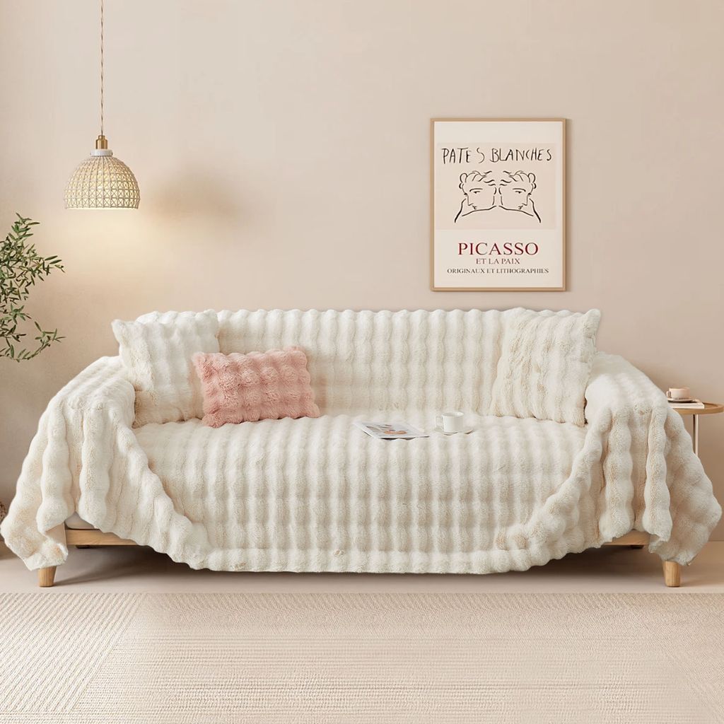 180*230cm Kuscheldecke Fleecedecke Flanell Decke Einfarbig Wohndecken Couchdecke Flauschig Überwurf Mikrofaser Tagesdecke Sofadecke Blanket Für B...