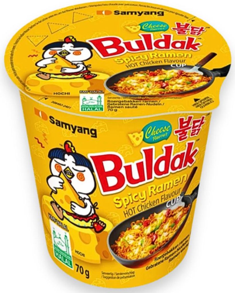 SAMYANG Instant Ramen Hot Chicken Cheese 70g Produktbild 