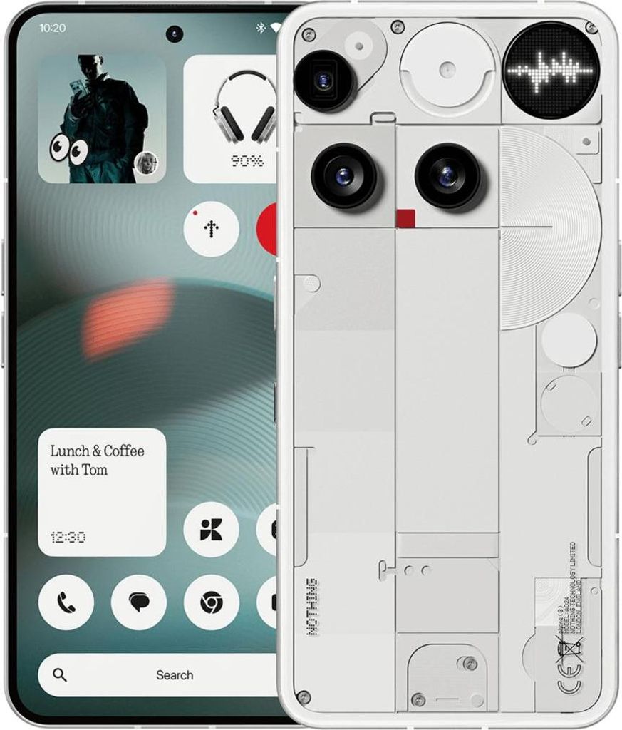 Nothing Phone (3) 256GB, 12GB, White Produktbild 