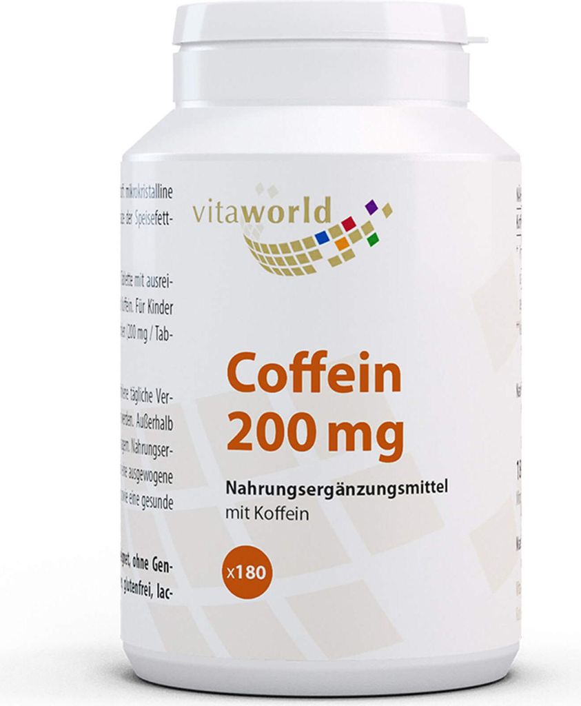 Coffein 200 mg, 180 St. Tabletten Produktbild 