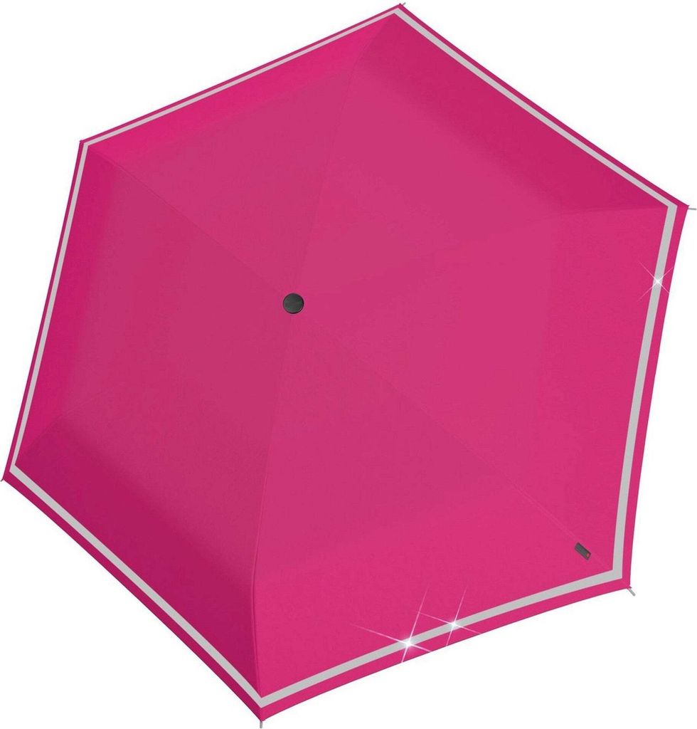 Knirps Taschenregenschirm Regenschirm Rookie Manual Umbrella Flamingo pink