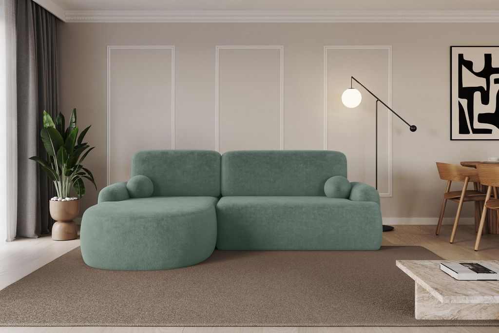 ALTDECOR Ecksofa mit Schlaffunktion und Bettkasten Corner Sofa Bett Eckcouch Couch L-Form Schlafcouch Ausziehbar Wohnlandschaft Schlafsofa Cauchsof...