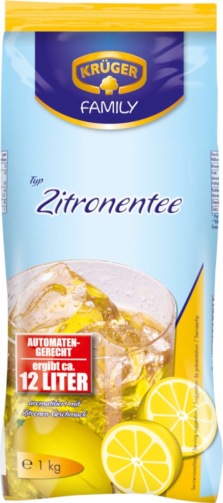 Kruger Type Thé Citron Boisson en poudre pour 12 litres Image du produit 
