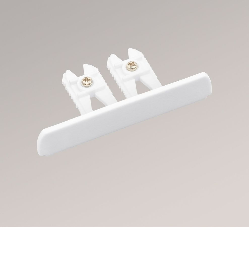 Endkappe Schiene 4-spurig in weiß (B x H x T) 66mm x 13mm x 24mm