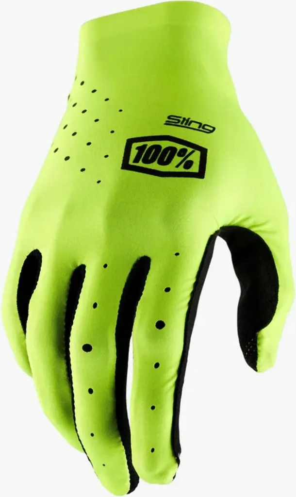 100% Sling MX Guanti Moto L/Short - Leggeri, Freschi e Comodi