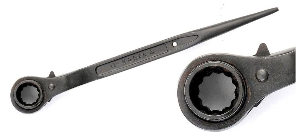 Vorel klucz nasadkowy dwustronny z grzechotką 17x19mm do Produktbild 