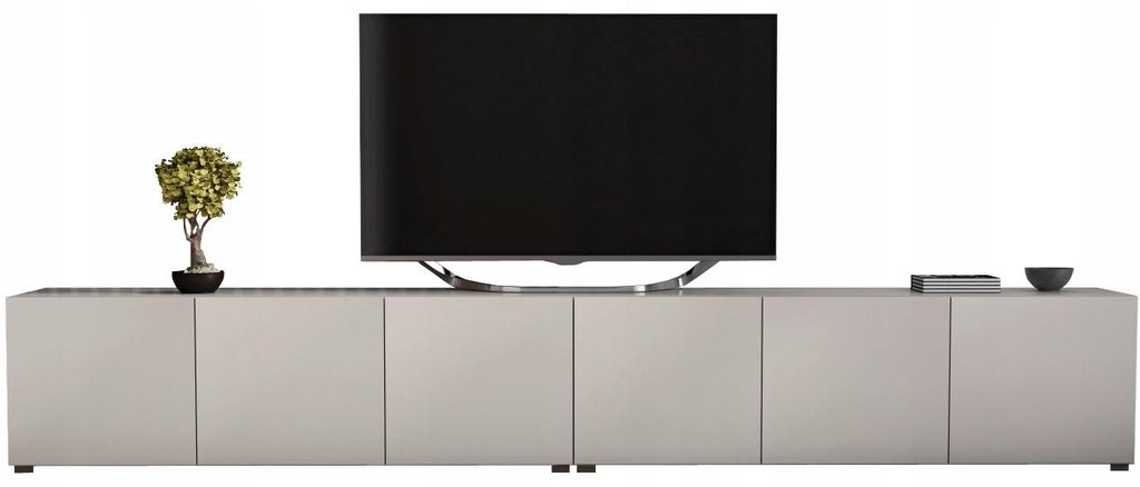 RTV-Sideboard 300 cm in Kaschmir, modern und schlicht Produktbild 