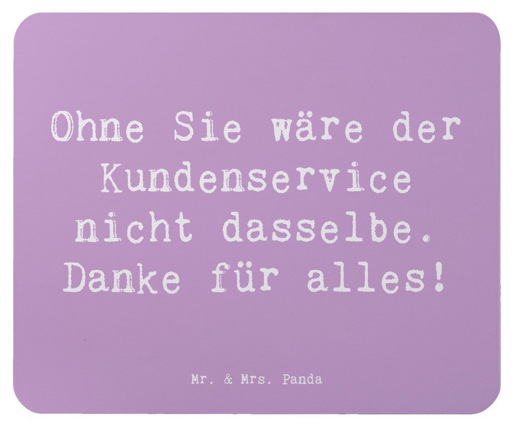 Mr. & Mrs. Panda Mauspad Spruch Kundendienstmitarbeiter Produktbild 