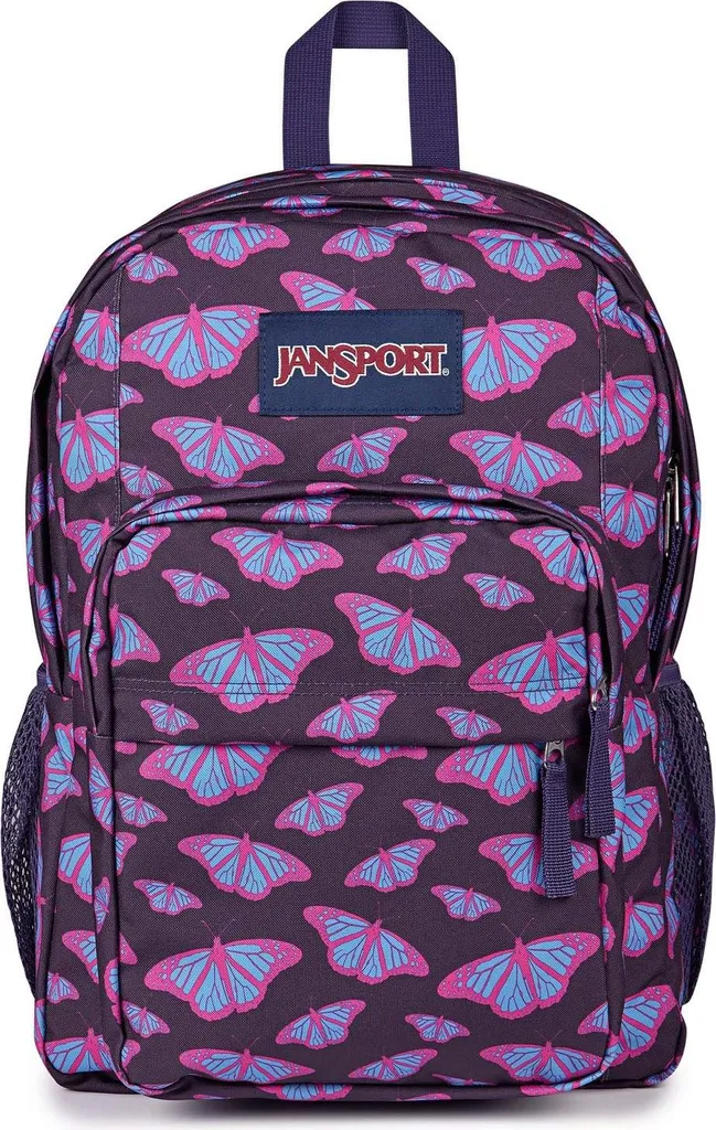 Sac à dos violet 34L JanSport avec bretelles ergonomiques de S