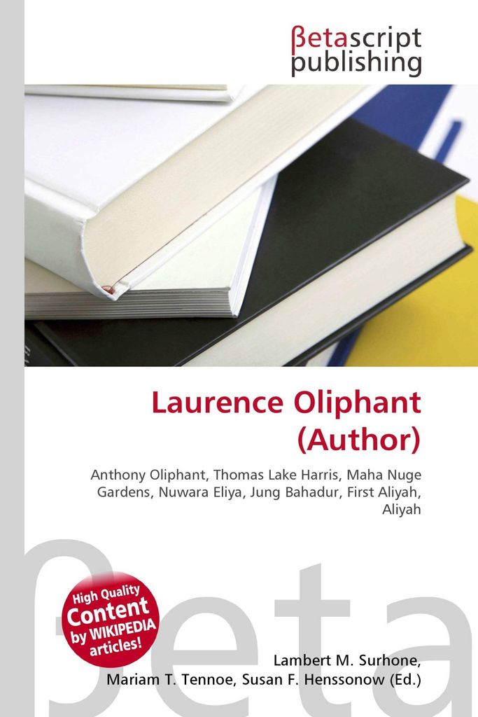 Laurence Oliphant (Author)
