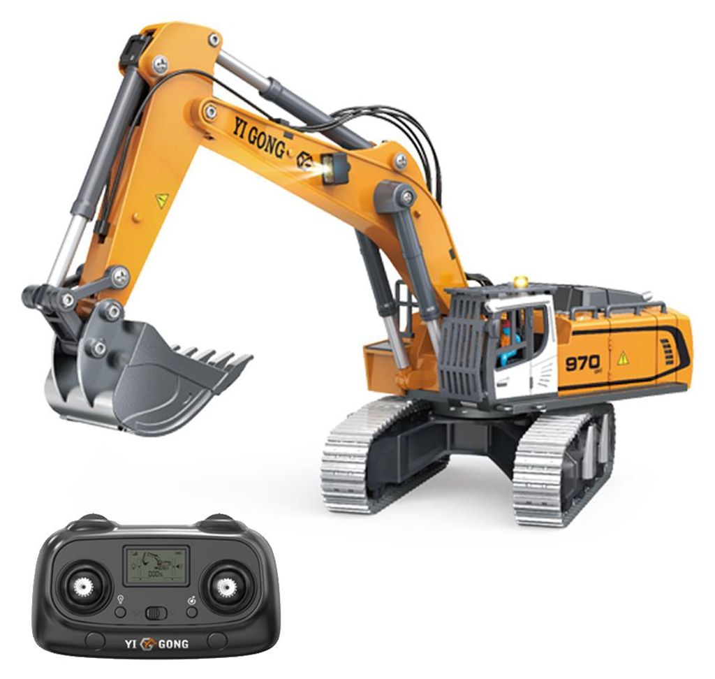 YI GONG 970 1:50 RC reťazový bager Model kovové stavenisko Obrázok produktu 