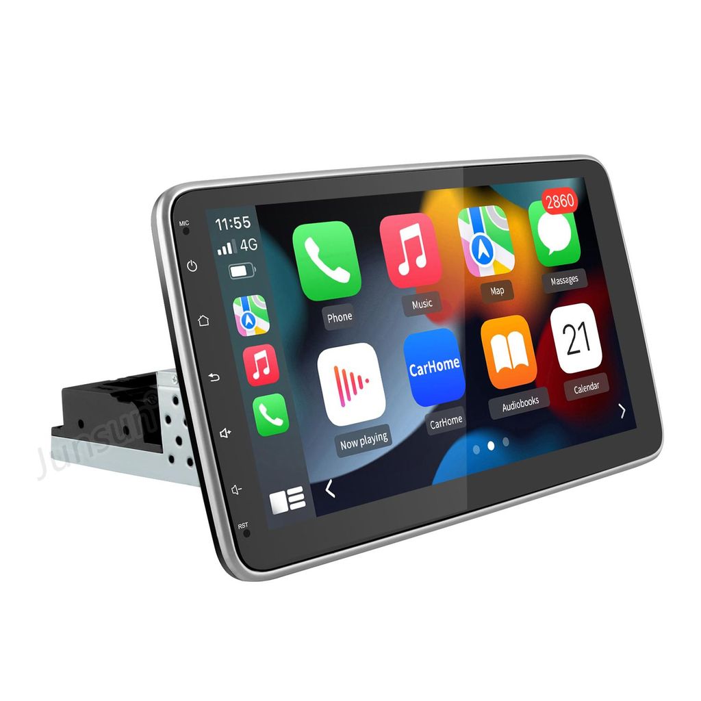 obrotowy ekran 360° Carplay 10" Android13 DAB+ 1DIN radio Zdjęcie produktu 