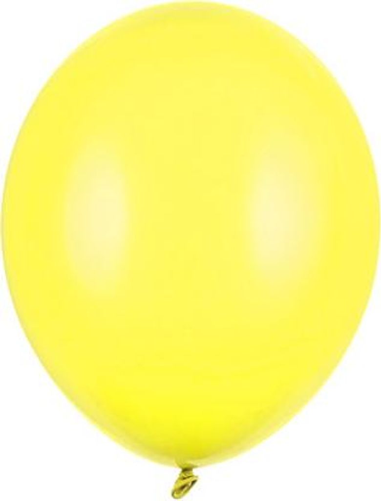 Starke Ballons 23cm, Pastell Zitronenschale (1 Packung / 100 Stück)