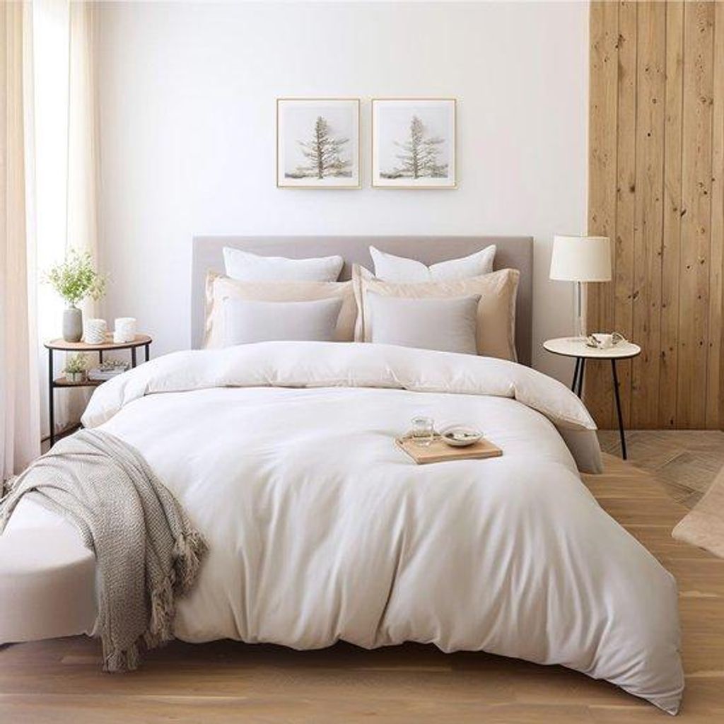 Unyqoos Stylish und komfortables Mikrofaser-Bettbezug für jede Jahreszeit 200 x 200 cm