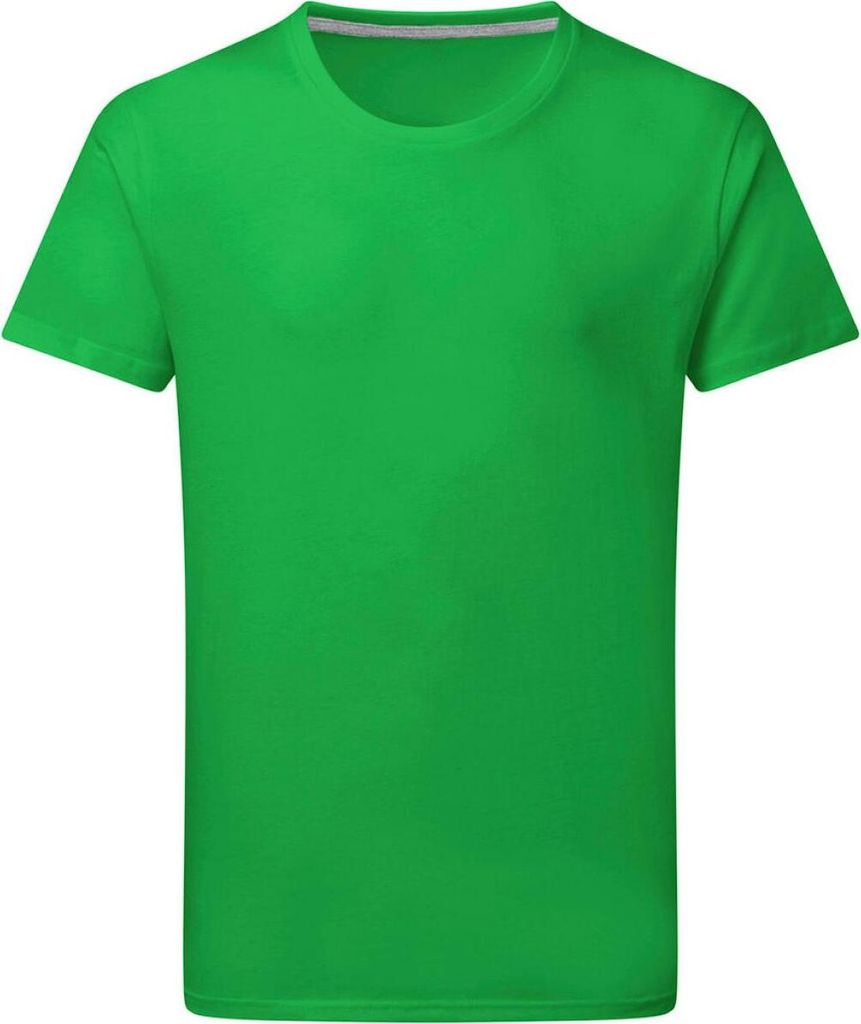 SG SGTee | Perfect Print Tagless Tee - Herren T-Shirt - Farbe: Kelly Green - Größe: L