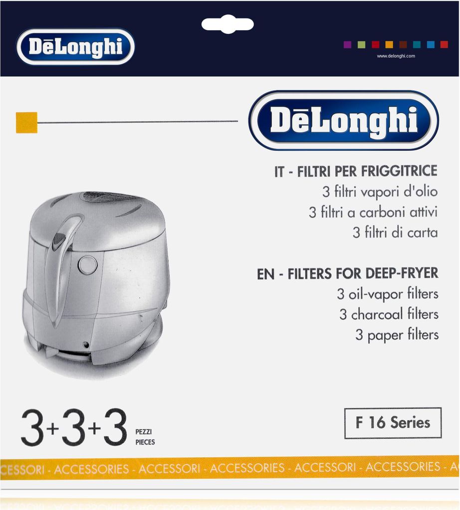 Filtr przeciwtłuszczowy do frytownic Delonghi, filtr z Zdjęcie produktu 