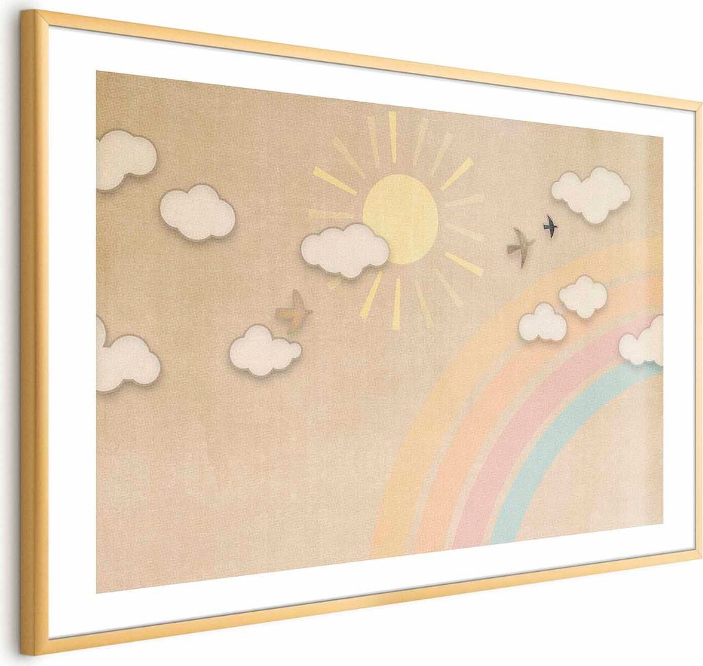 Posterpapier Poster - Rainbow Day 60x40 cm Für Kinder e-A-10138-ao-a