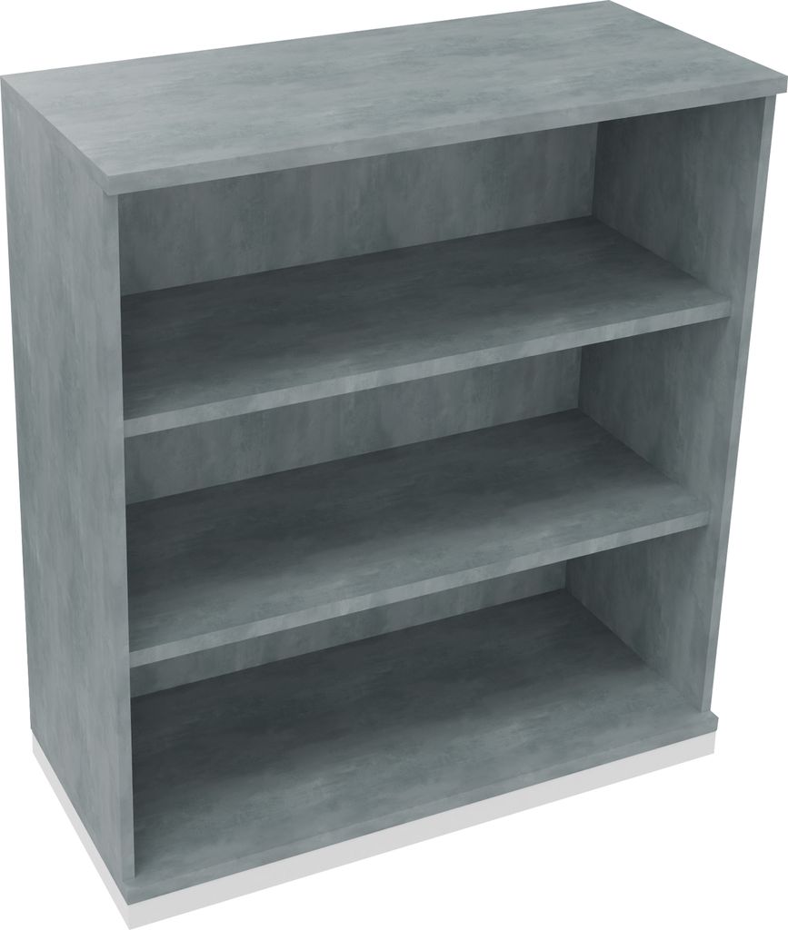 Regal 3OH B1000xT442xH1133mm Verkehrsweiß/Beton hell