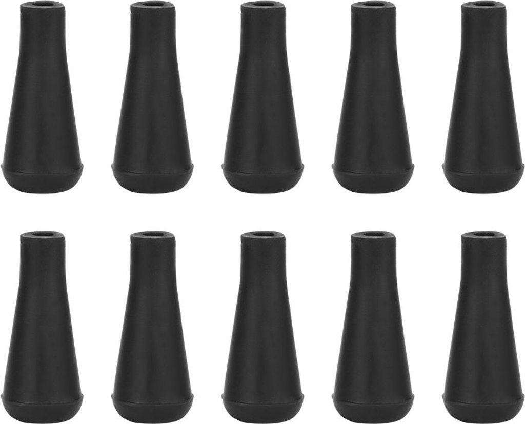 10pcs Gummi -Pfeilspitze Bogenschießen Ersatz für Sports Shoiting PracticeBlack 6mm