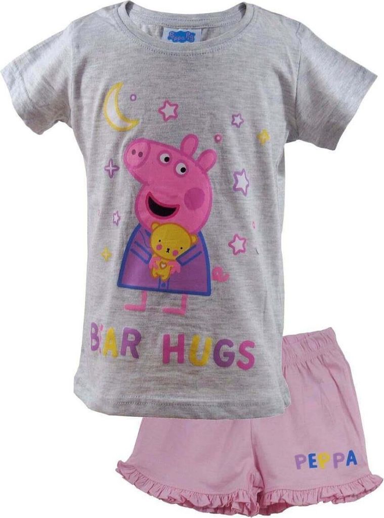 Peppa Pig Wutz Shorty - 2 teil. Set - grau Gr. 110