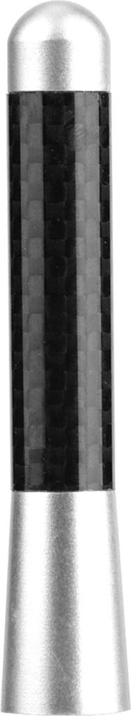 3Kohlefaser-Schrauben-Funkantenne für universelle Fahrzeugmodifikationen (silber)