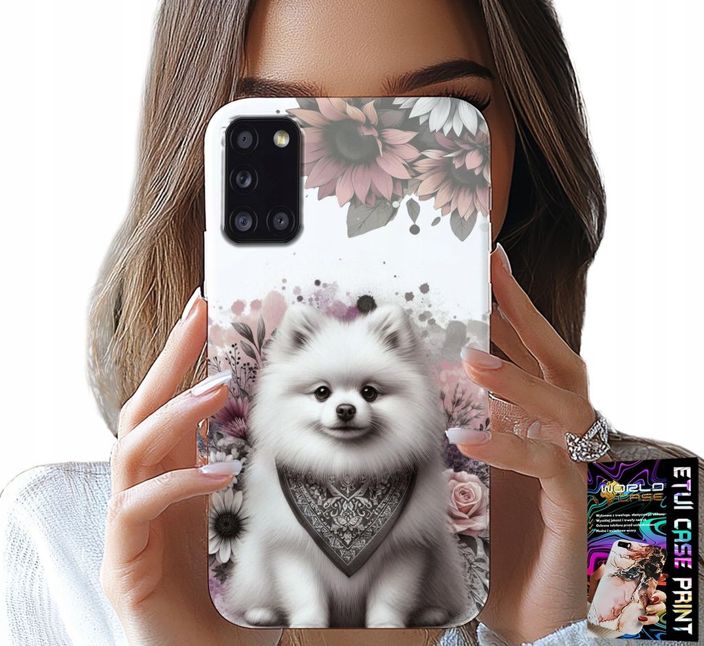 Etui Für Samsung Galaxy A31 - Pomeranian, Zwergspitz, Hunderassen