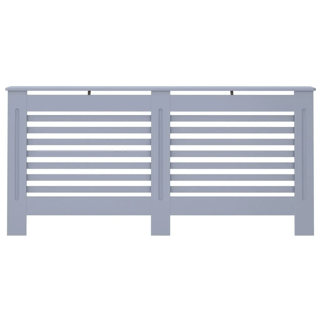 vidaXL Habillage de Radiateur Anthracite 172 cm en MDF Design Moderne